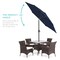 Best Choice Products 7.5ft Heavy-Duty Outdoor Market Patio Umbrella w/ Push Button Tilt, Easy Crank